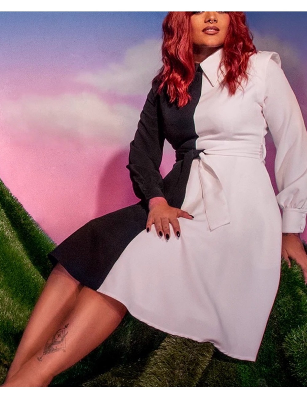 Vixen by Micheline Pitt Delia dress EUC - Picture 9 of 9